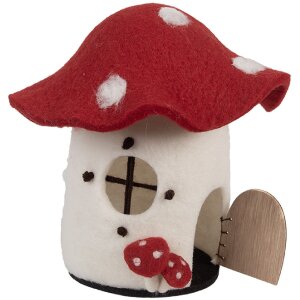 Clayre & Eef 66293 Domek z filcu 20x20x18 cm...