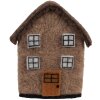 Clayre & Eef Filcowy Domek 12x7x14 cm Dekoracyjny