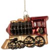 Clayre & Eef 6GL5249 Zawieszka Świąteczna 10x5x6 cm Szkło