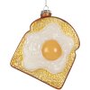 Clayre & Eef 6GL5290 Ozdoba Świąteczna 9x4x11 cm Biało-złota