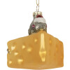 Clayre & Eef 6GL5305 Ozdoba Świąteczna 8x8x8 cm Szkło