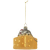 Clayre & Eef 6GL5305 Ozdoba Świąteczna 8x8x8 cm Szkło