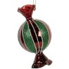 Clayre & Eef Ozdoba Świąteczna 7x7x12 cm Czerwono-Zielona