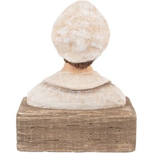 Clayre & Eef Kapitan Figurka Drewniana 16x8x20 cm