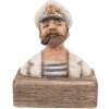 Clayre & Eef Kapitan Figurka Drewniana 16x8x20 cm
