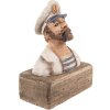 Clayre & Eef Kapitan Figurka Drewniana 16x8x20 cm