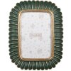 Clayre & Eef 2F1281 Ramka na zdjęcia 17x21 cm Zielono-Złota 10x15 cm