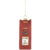 Clayre & Eef 66091 Wiszący Listownik Świąteczny 5x4x11 cm