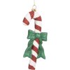 Clayre & Eef 66093 Dekoracja Wisząca Cukierkowy Lasek 8x3x17 cm Czerwono-Biała