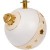 Clayre & Eef Podstawka pod choinkę 40x38x38 cm Biało-złota