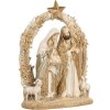 Clayre & Eef Grupa Świąteczna 19x7x24 cm Beżowo-Złota