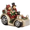 Clayre & Eef 6PR5675 Dzieci w Samochodzie 22x14x16 cm Złoty