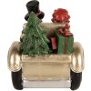 Clayre & Eef 6PR5675 Dzieci w Samochodzie 22x14x16 cm Złoty