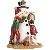 Clayre & Eef Śnieżek Dekoracja Dziecięca 13x10x16 cm Rot Weiß