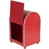 Clayre & Eef 6Y5800 Skrzynka na listy 14x13x19 cm Czerwono-Biała