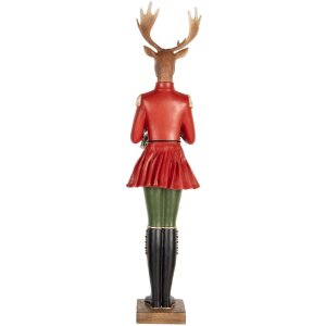 Clayre & Eef Dekoracja Renifer 23x19x77 cm