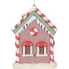 Clayre & Eef 6PR5325 Dekoracja Wisząca Domek 6x4x8 cm