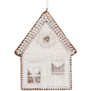 Clayre & Eef Dekoracja Wisząca Dom 8x1x10 cm...