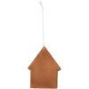 Clayre & Eef Dekoracja Wisząca Dom 8x1x10 cm Biało-Brązowa
