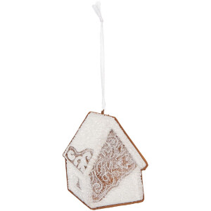 Clayre & Eef Domek 9x1x10 cm – Biało-Brązowa...