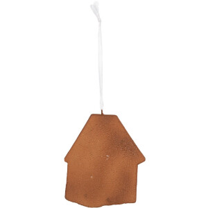 Clayre & Eef Zawieszka Dom 9x1x10 cm Różowa