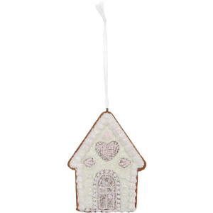 Clayre & Eef 6PR5336 Dekoracja Zawieszka Dom 8x1x10...