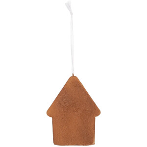 Clayre & Eef 6PR5336 Dekoracja Zawieszka Dom 8x1x10 cm Zielono-Biała