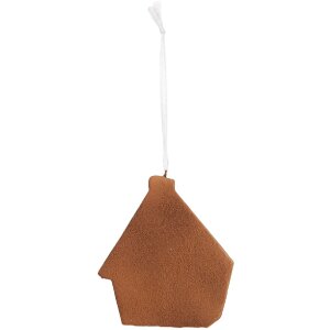 Clayre & Eef 6PR5342 Zawieszka Domek 9x1x10 cm Różowo-Zielona