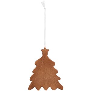 Clayre & Eef 6PR5349 Ozdoba do Zawieszenia na Choinkę 9x1x10 cm