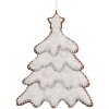 Clayre & Eef 6PR5349 Ozdoba do Zawieszenia na Choinkę 9x1x10 cm