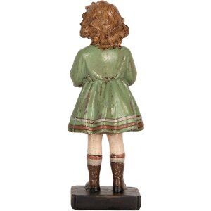 Clayre & Eef 6PR5557 Dekoracja Dziecięca 9x8x21 cm Zielono-Beżowa