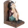 Clayre & Eef Podpórki do Książek 2 Sztuki Brąz/Beż 24x11x17 cm