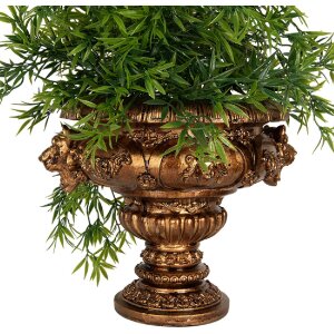 Clayre & Eef 6PR5582 Złota Donica Dekoracyjna 26x22x21 cm