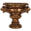Clayre & Eef 6PR5582 Złota Donica Dekoracyjna 26x22x21 cm