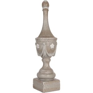 Clayre & Eef 6PR5584 Dekoracja Ornament Szary 11x43 cm