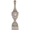 Clayre & Eef 6PR5584 Dekoracja Ornament Szary 11x43 cm