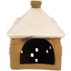 Clayre & Eef Dekoracja Dom 12x9x14 cm Brązowo-Beżowa