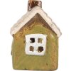 Clayre & Eef Dom Dekoracyjny 8x7x10 cm Zielono-Beżowy