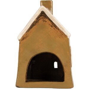 Clayre & Eef Dekoracja Dom 12x8x18 cm Brąz Beżowy