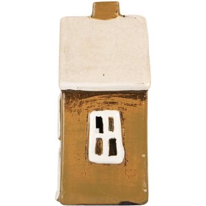Clayre & Eef Dekoracja Dom 12x8x18 cm Brąz Beżowy