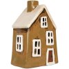 Clayre & Eef Dekoracja Dom 12x8x18 cm Brąz Beżowy
