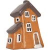Clayre & Eef Dekoracja Dom 16x11x22 cm Szaro-Pomarańczowa
