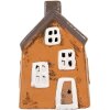 Clayre & Eef Dom 9x7x13 cm Pomarańczowo-Szary