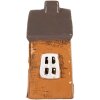 Clayre & Eef Dom 9x7x13 cm Pomarańczowo-Szary