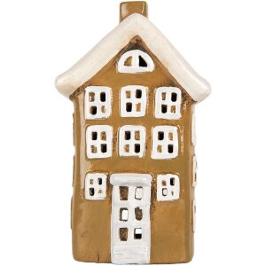 Clayre & Eef 6CE2194 Domek Dekoracyjny 12x8x19 cm...