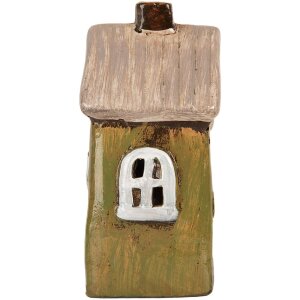 Clayre & Eef Ceramiczny Domek Dekoracyjny 9x7x15 cm