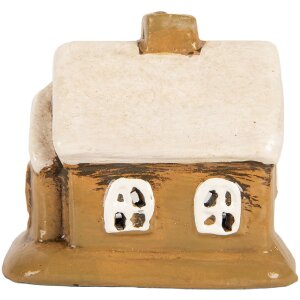Clayre & Eef 6CE2198 Dekoracja Dom 9x7x9 cm Brązowo-Beżowy