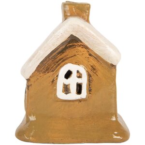 Clayre & Eef 6CE2198 Dekoracja Dom 9x7x9 cm Brązowo-Beżowy