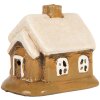 Clayre & Eef 6CE2198 Dekoracja Dom 9x7x9 cm Brązowo-Beżowy