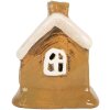 Clayre & Eef 6CE2198 Dekoracja Dom 9x7x9 cm Brązowo-Beżowy